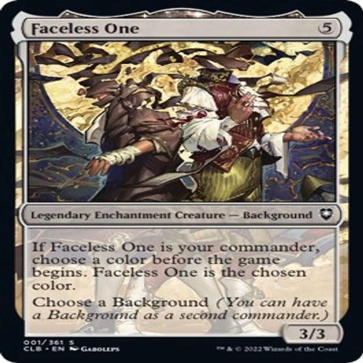 Faceless One | 1 | Commander Legends: Battle for Baldur’s Gate