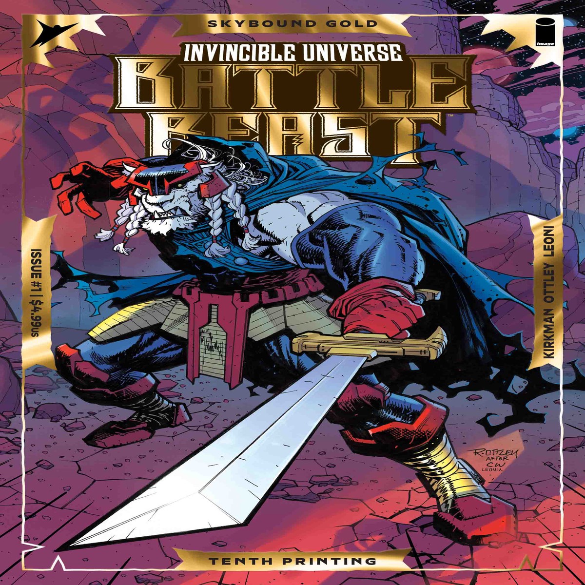 Invincible Universe Battle Beast #1 10Th PTG