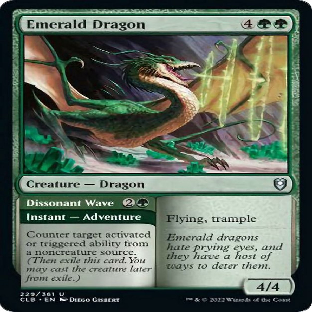 Emerald Dragon | 229 | Commander Legends: Battle for Baldur’s Gate