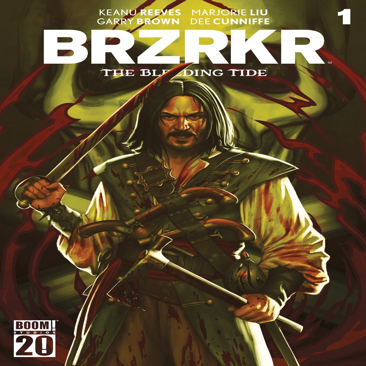 BRZRKR: The Bleeding Tide #1 E Variant (Dressed, Foil, Puebla)