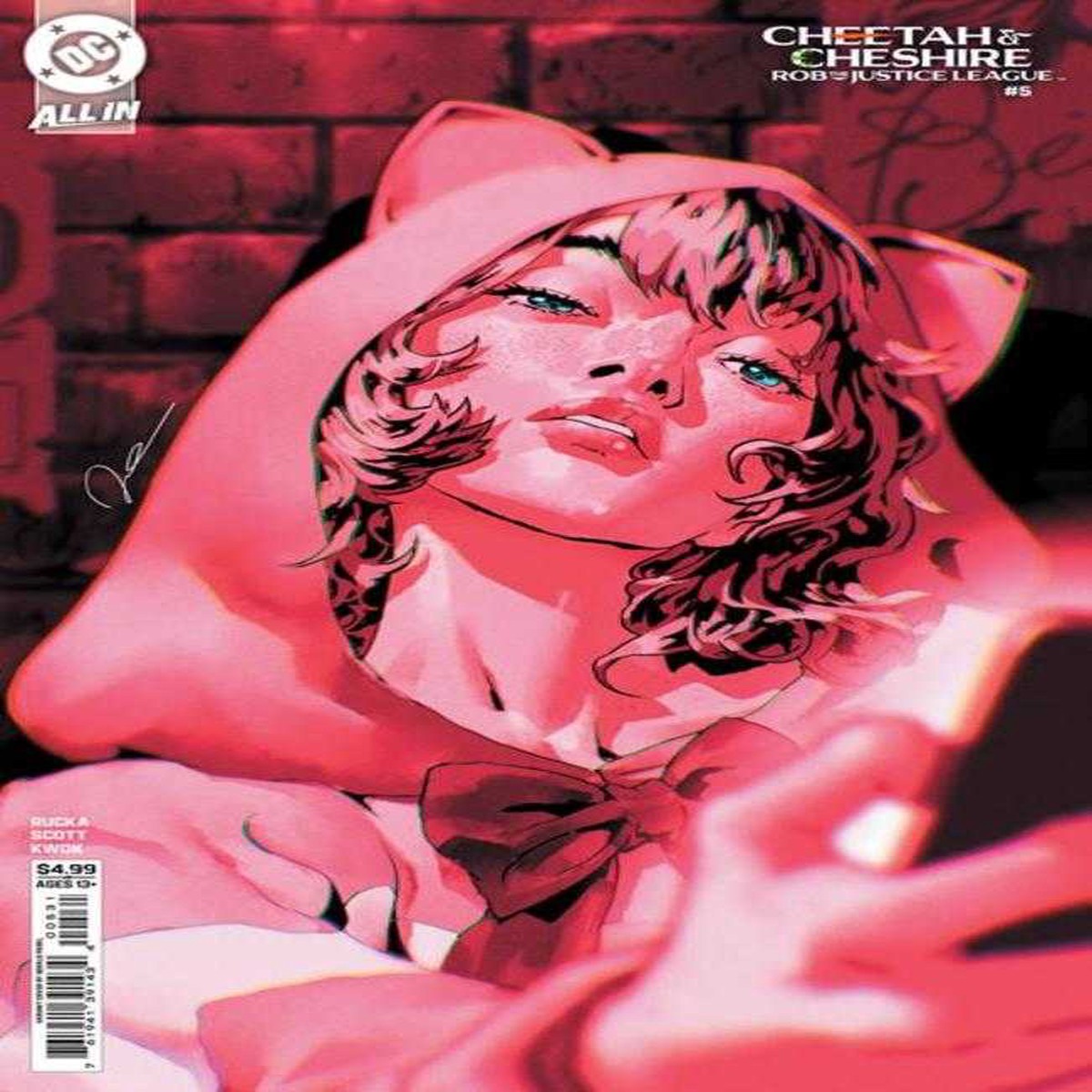 Cheetah And Cheshire Rob The Justice League #5 (Of 6) Cover B Gerald Parel Card Stock Variant