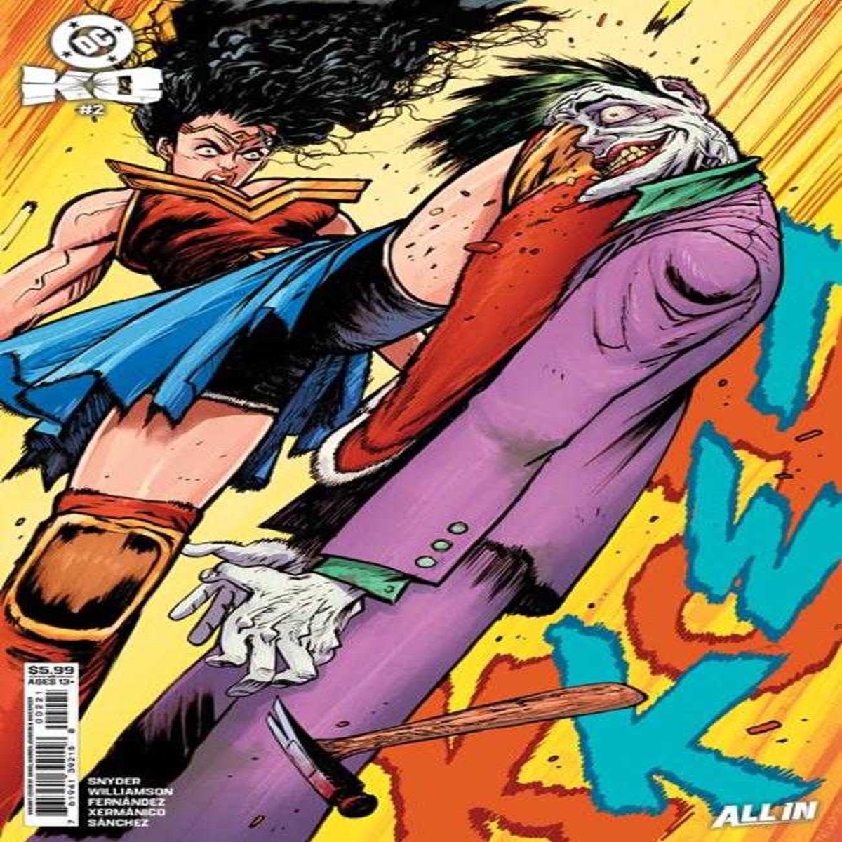 DC K.O. #2 (Of 5) Cover B Daniel Warren Johnson Card Stock Variant