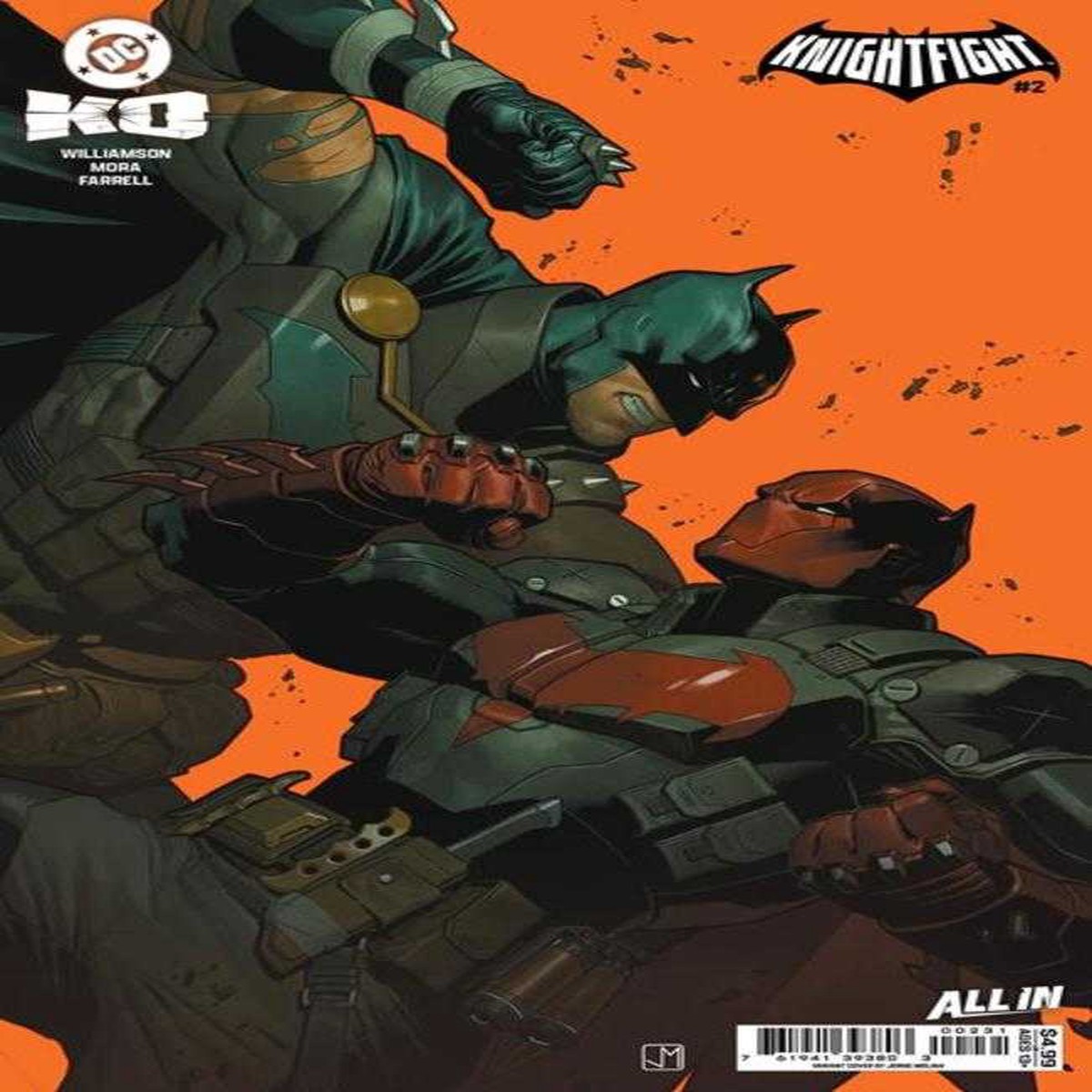 DC K.O. Knightfight #2 (Of 4) Cover C Jorge Molina Card Stock Variant