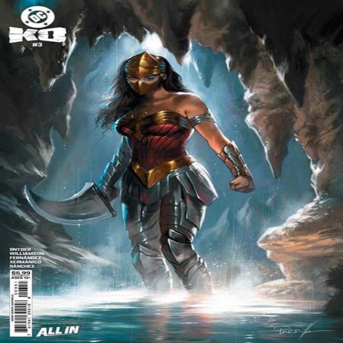 DC K.O. #3 (Of 5) Cover E Lucio Parrillo Card Stock Variant