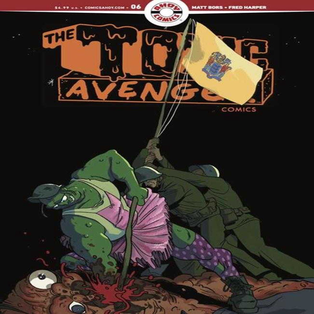 Toxic Avenger Comics #6 Cover B 3 Copy Erica Henderson Unlock Variant (Mature)