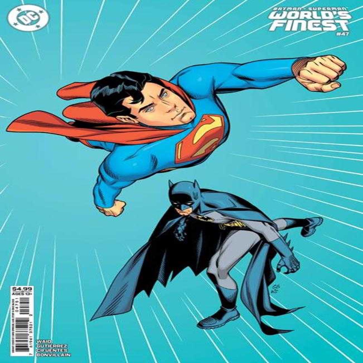Batman Superman Worlds Finest #47 Cover D Chris Sprouse Card Stock Variant