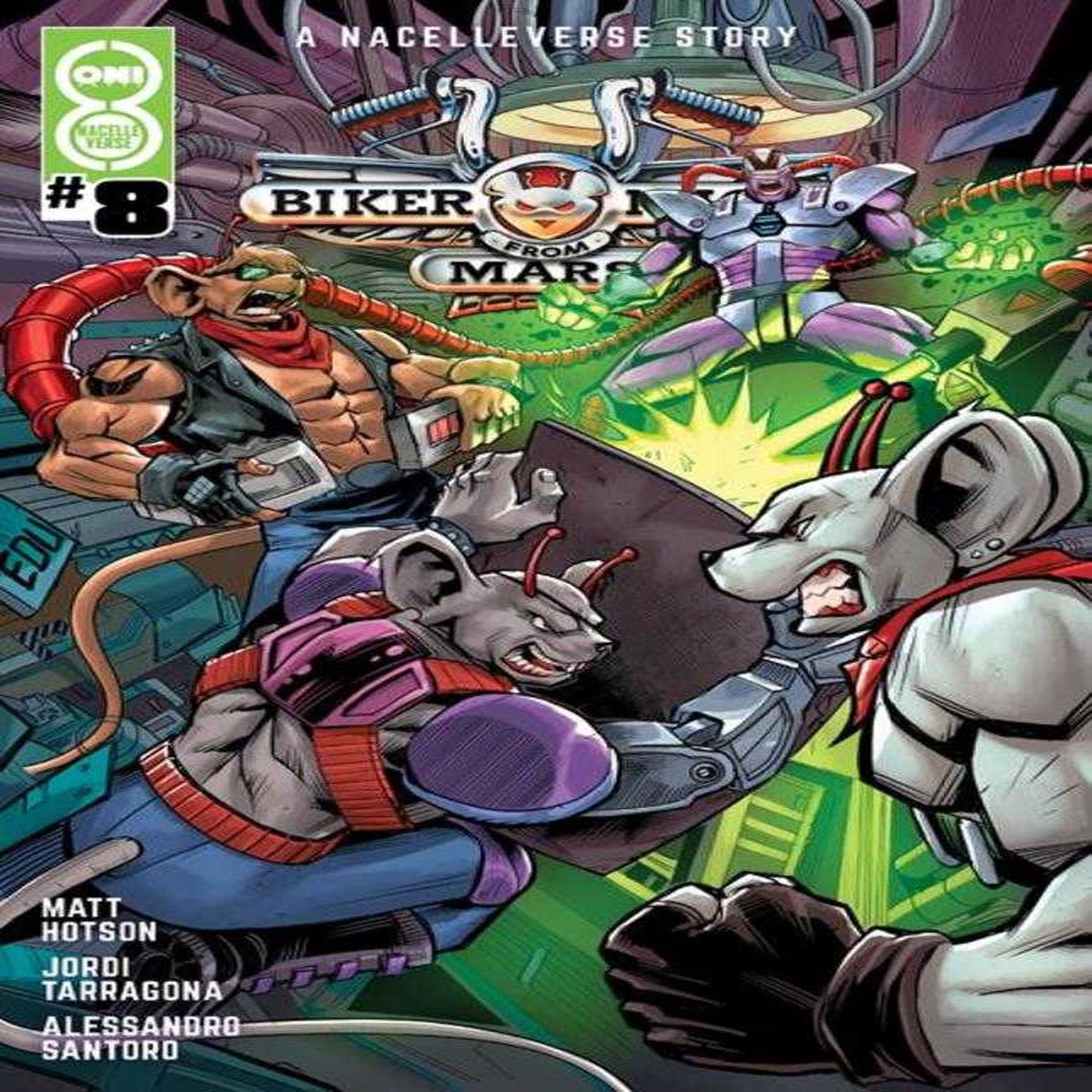 Biker Mice From Mars (2025) #8 Cover A Edu Souza