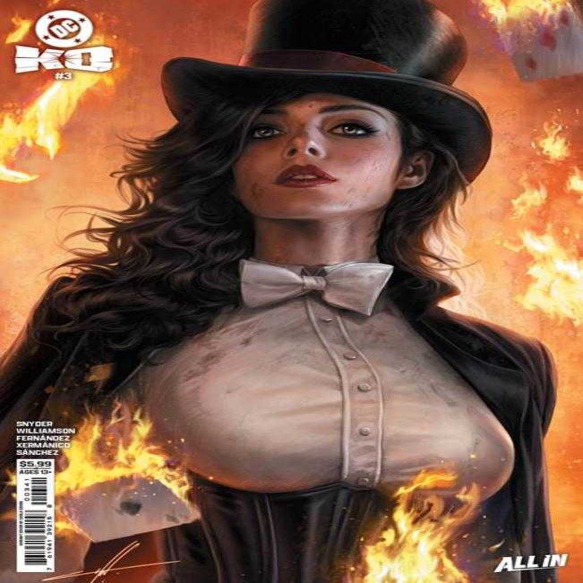 DC K.O. #3 (Of 5) Cover D Carla Cohen Card Stock Variant