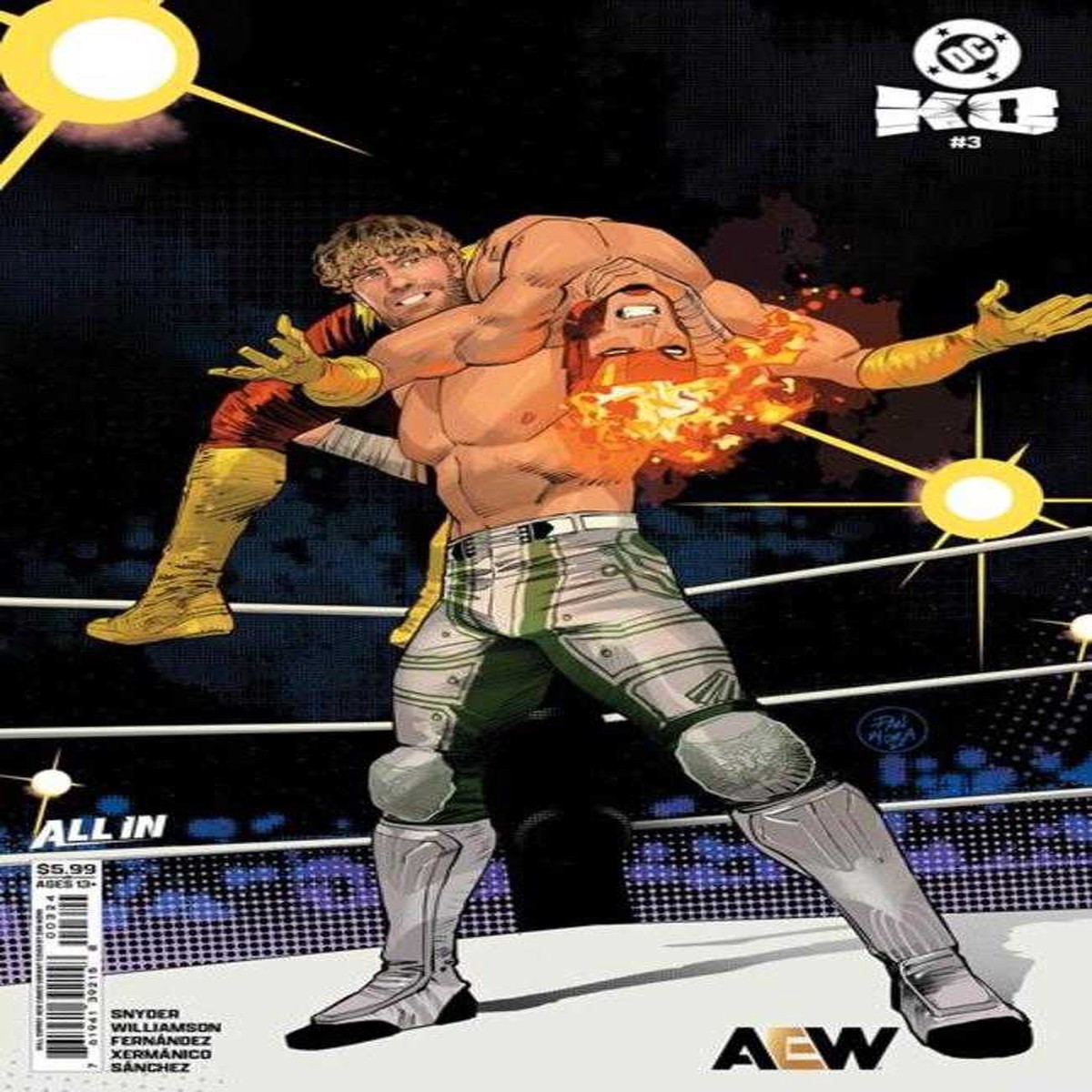 DC K.O. #3 (Of 5) Cover I Dan Mora Aew Cameo Card Stock Variant