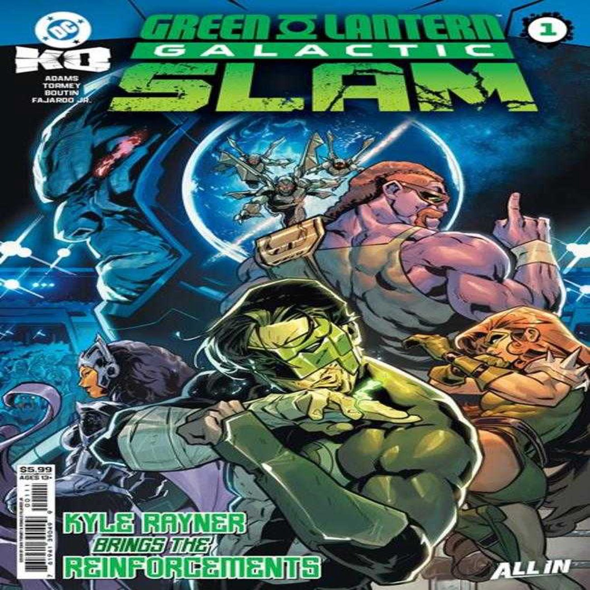 DC K.O. Green Lantern Galactic Slam #1 (One Shot) Cover A Cian Tormey