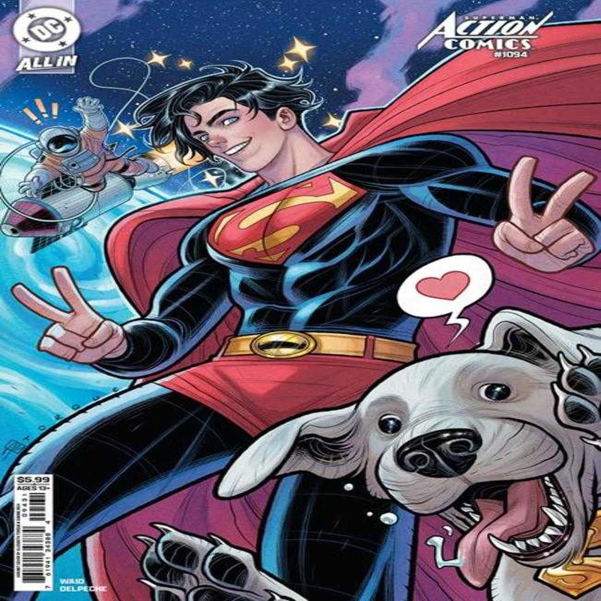 Action Comics #1094 Cover C Elizabeth Torque Card Stock Variant
