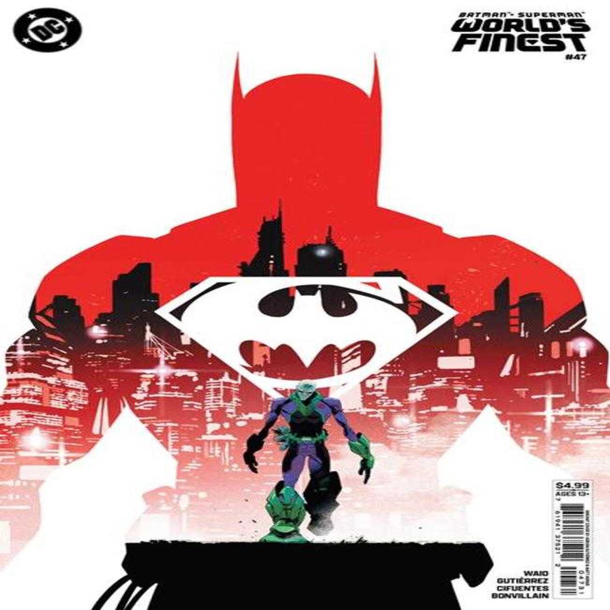 Batman Superman Worlds Finest #47 Cover C Adrian Gutierrez Card Stock Variant