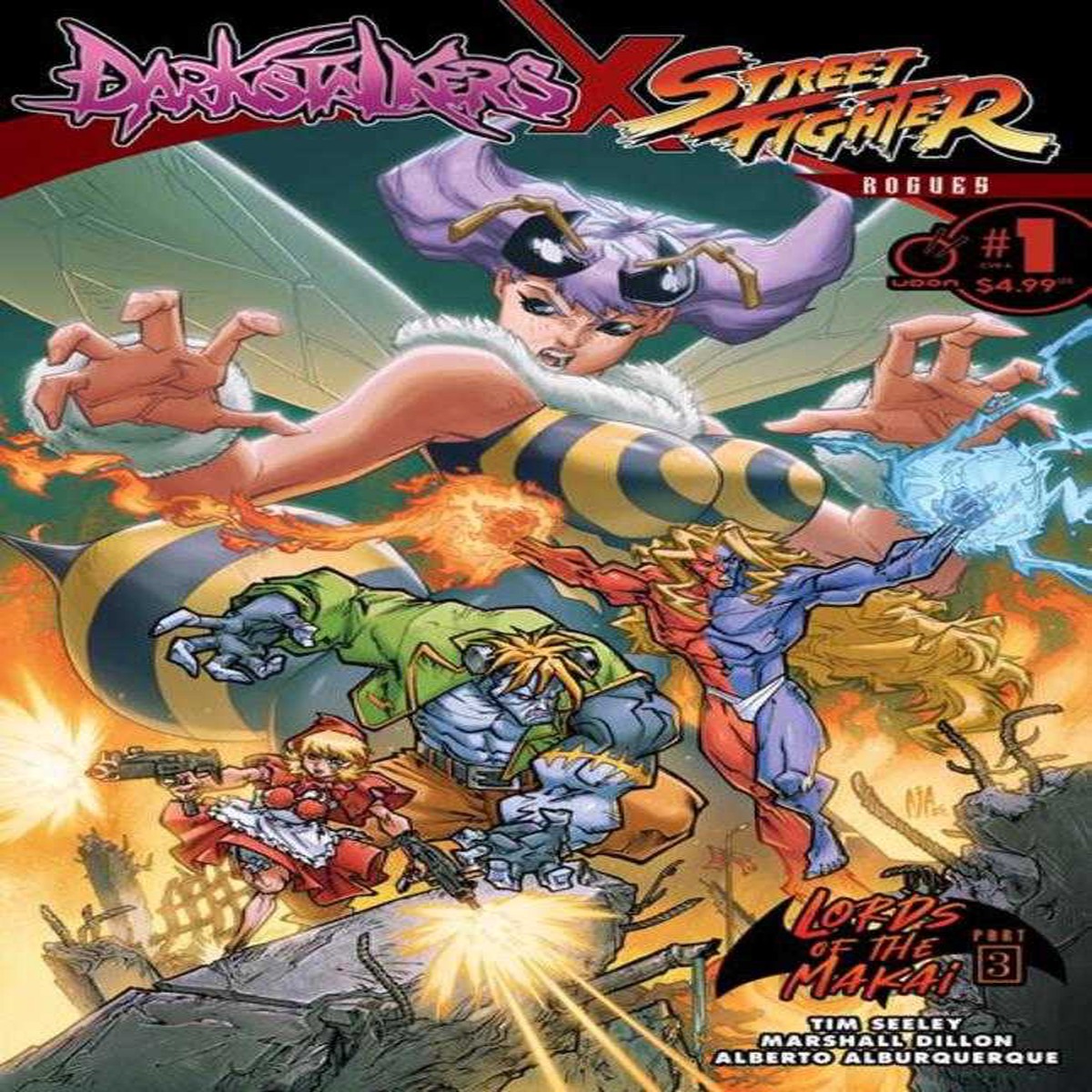 Darkstalkers X Street Fighter Rogues #1 (One Shot) Cover A Alberto Alburquerque