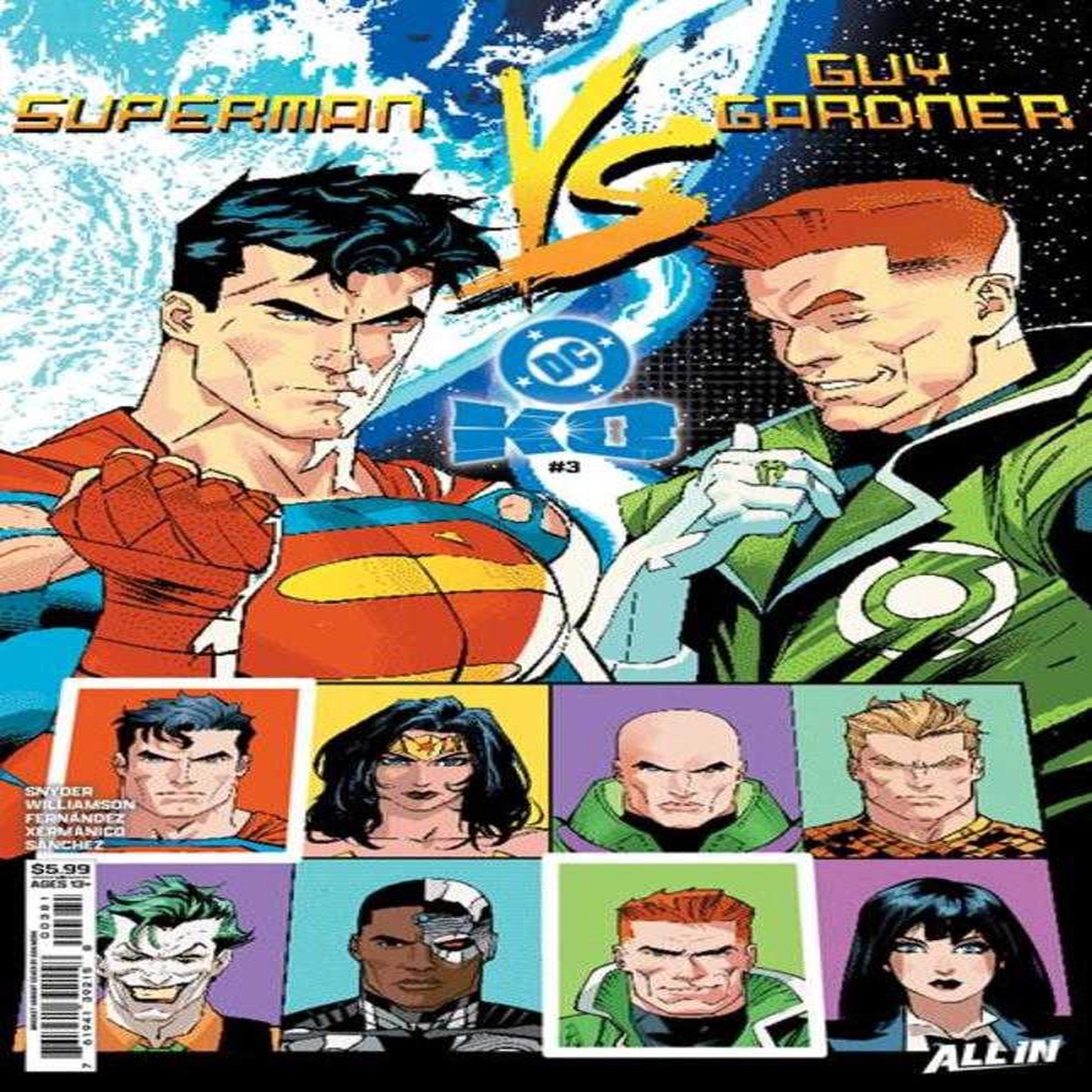 DC K.O. #3 (Of 5) Cover G Dan Mora Bracket Card Stock Variant