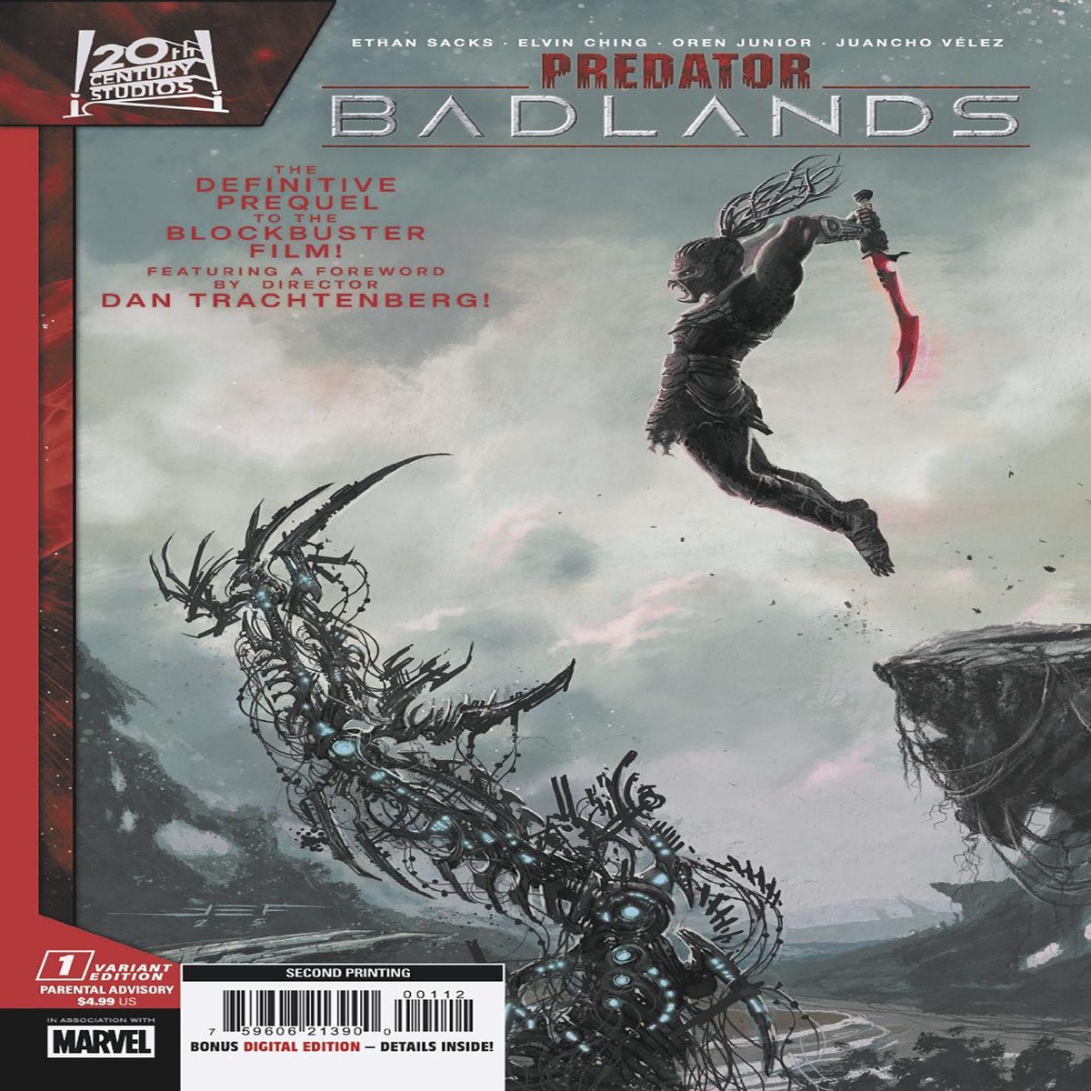 Predator: Badlands #1 Juan Ferreyra 2 Nd Printing Variant
