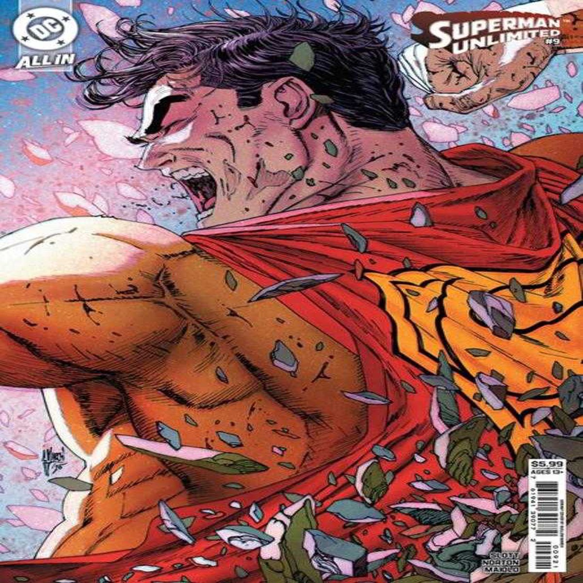 Superman Unlimited #9 Cover B Guillem March Card Stock Variant