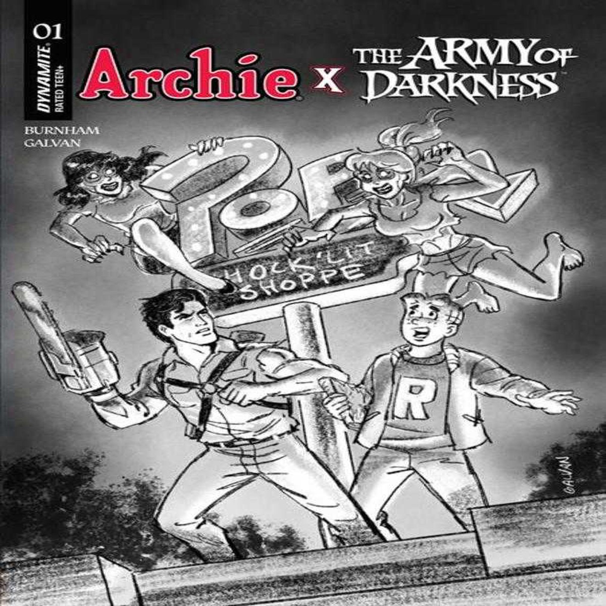 Archie X Army Of Darkness #1 Cover J 1 in 10 Bill Galvan