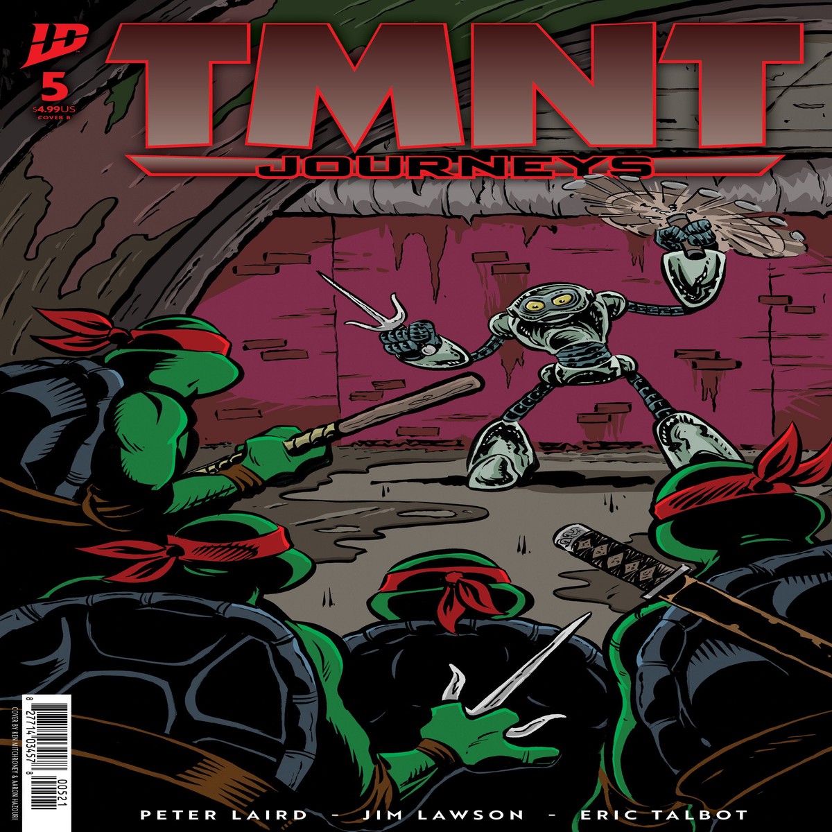 Teenage Mutant Ninja Turtles: Journeys #5 Variant B (Mitchroney)