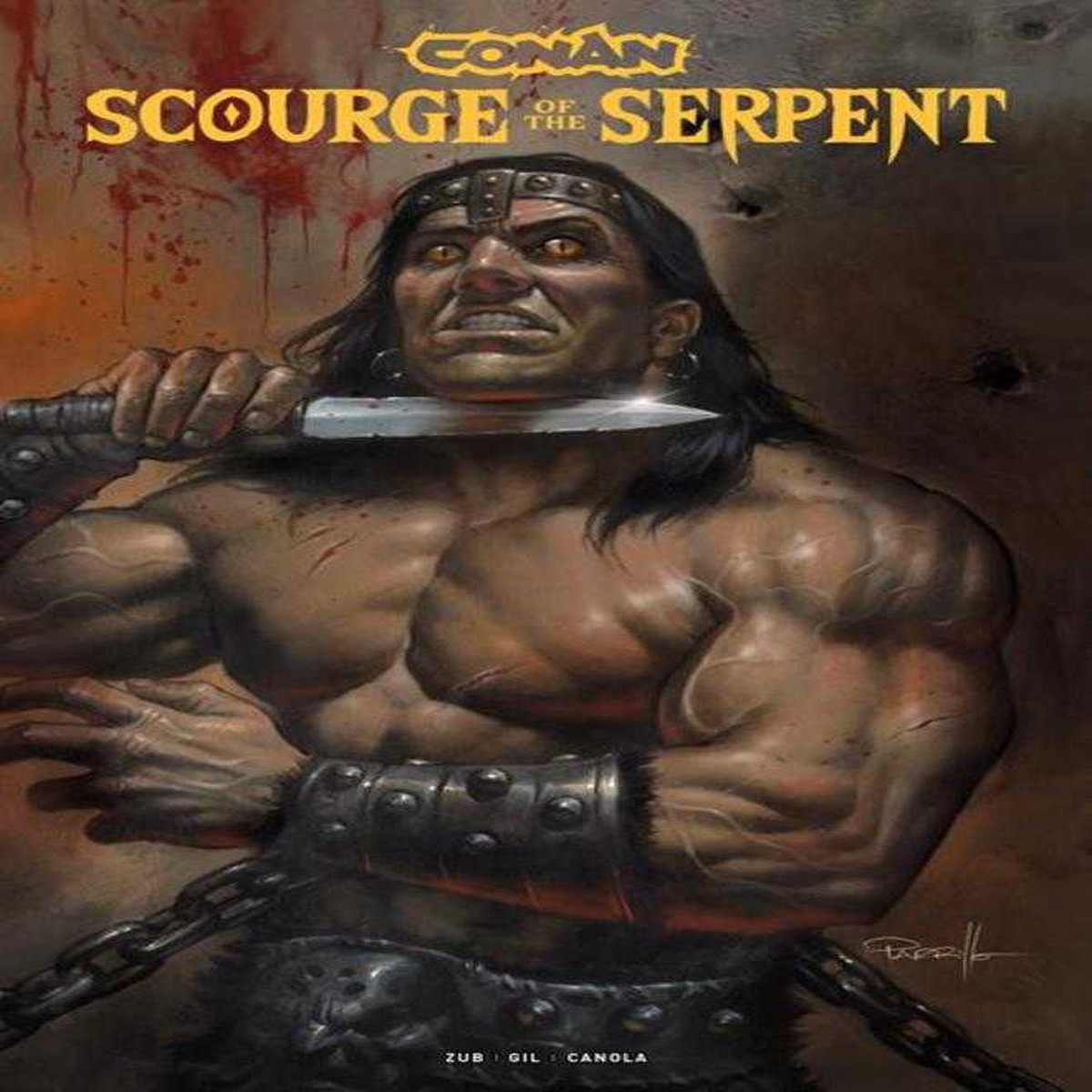 Conan The Barbarian Scourge Of The Serpent #4 (Of 4) Cover B Lucio Parrillo Variant (Mature)
