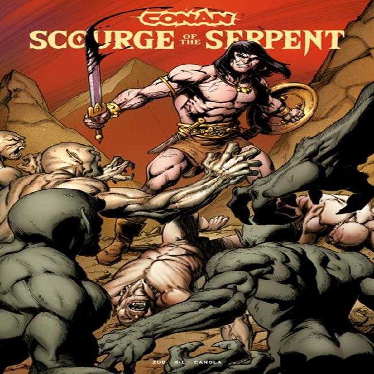 Conan The Barbarian Scourge Of The Serpent #4 (Of 4) Cover C Mark Bagley Variant (Mature)