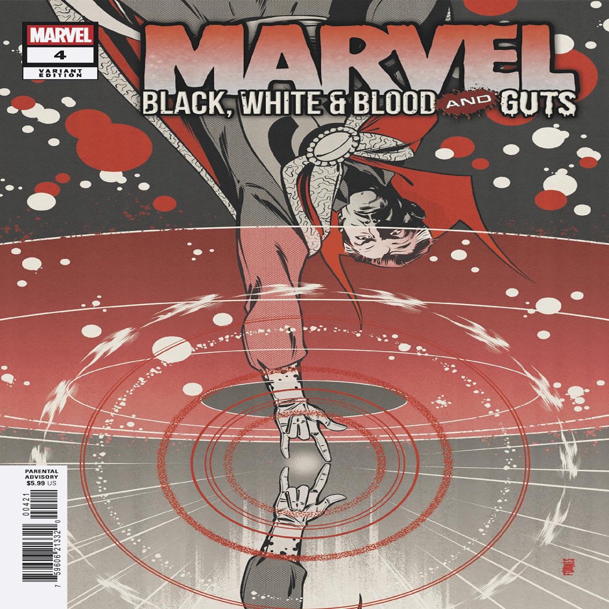 Marvel: Black, White & Blood And Guts #4 Jorge Fornes Variant