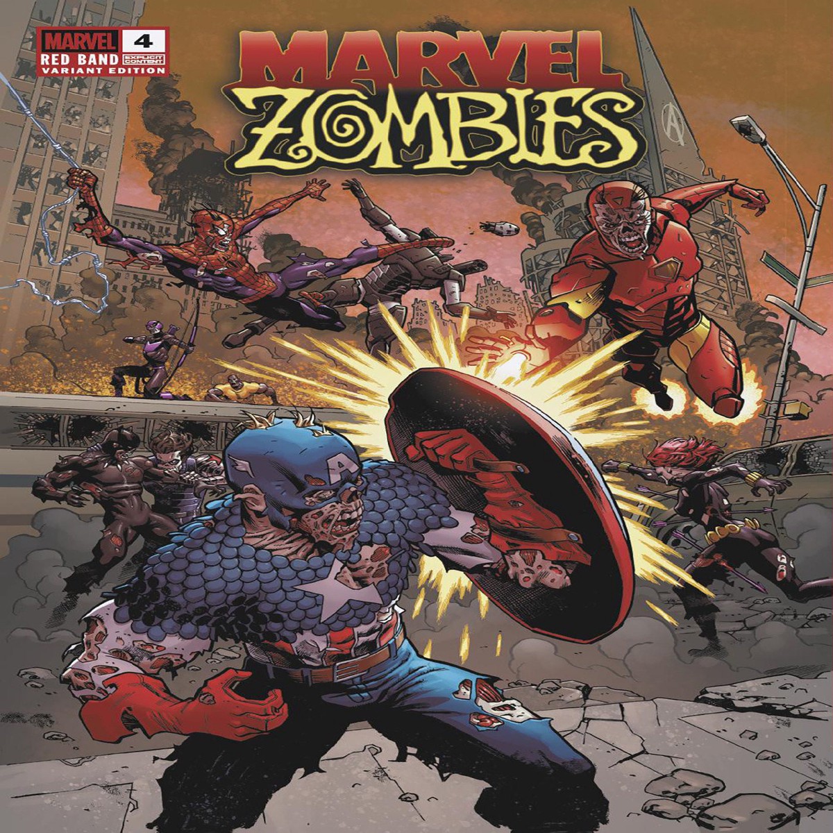 Marvel Zombies: Red Band #4 Mike Hawthorne Variant [Polybagged]