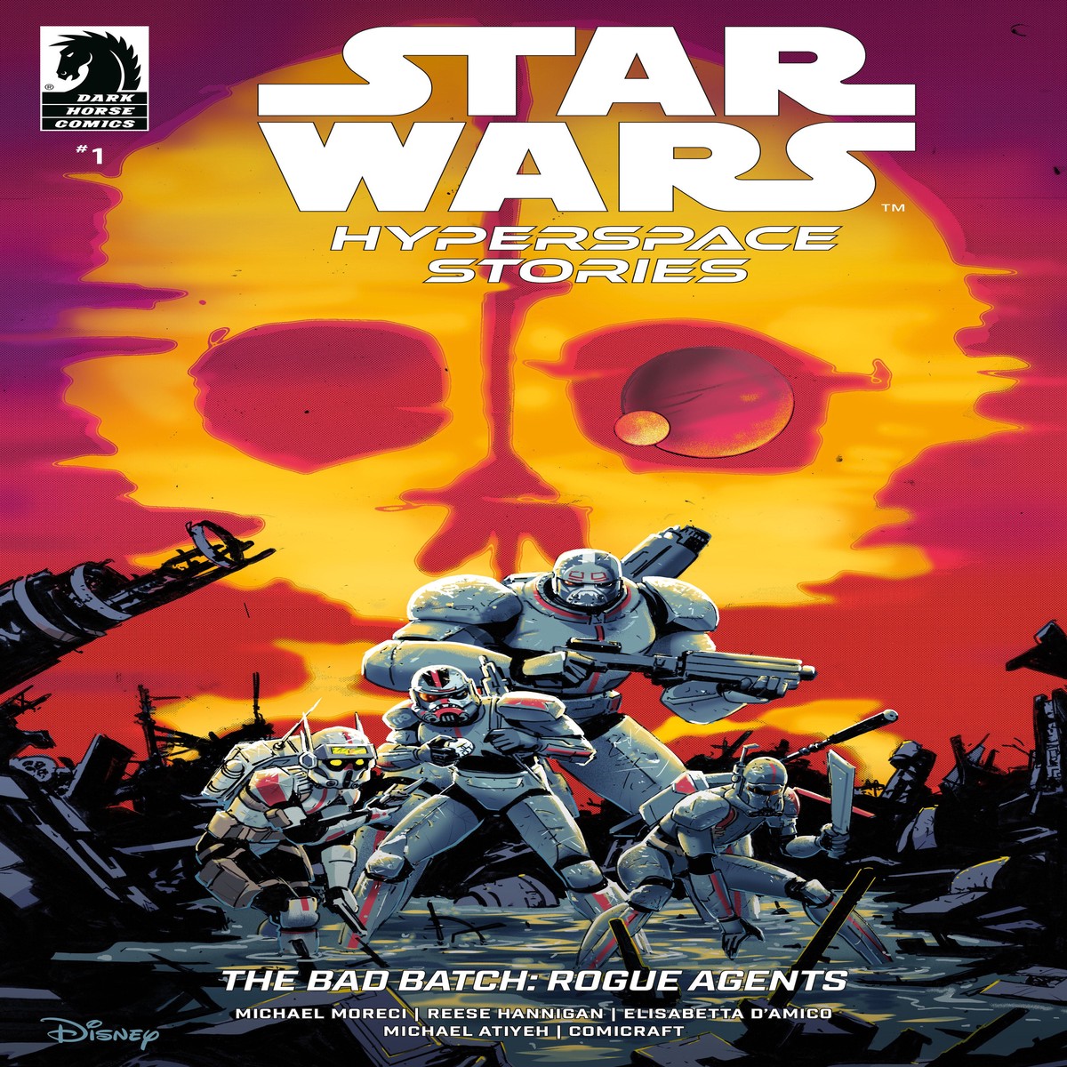 Star Wars: Hyperspace Stories: The Bad Batch Rogue Agents #1 (Variant Cover B) (Riley Rossmo)