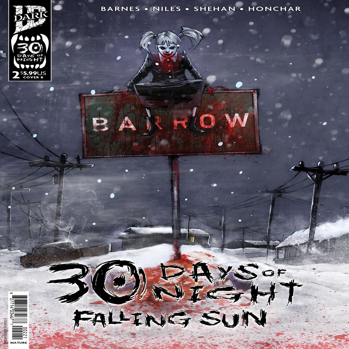 30 Days Of Night: Falling Sun #2 Variant B (Damien Worm)
