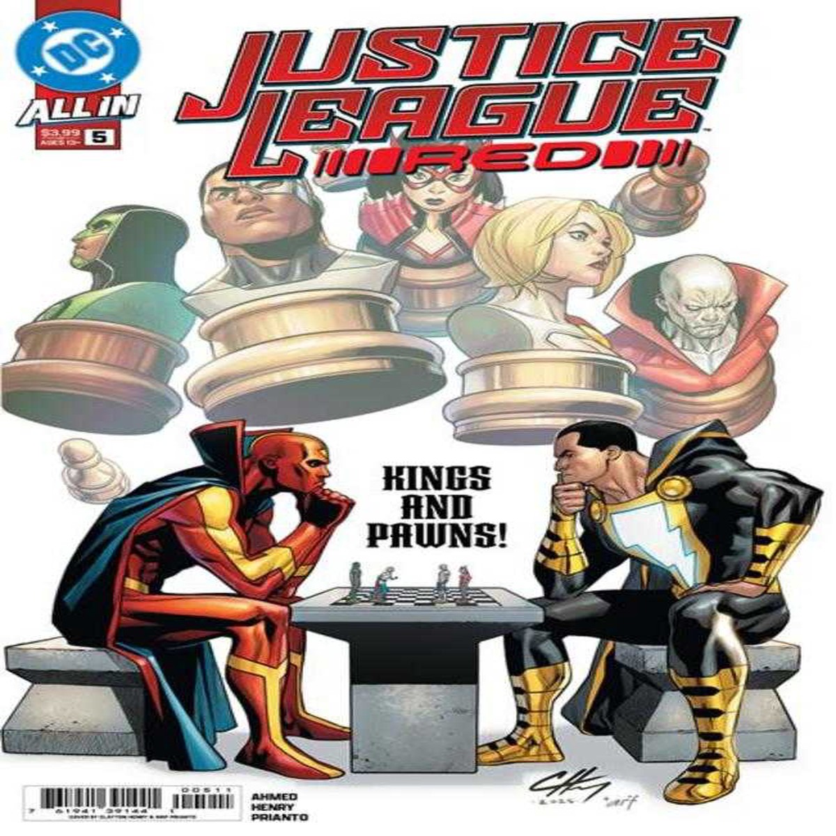 Justice League Red #5 (Of 6) Cover A Clayton Henry