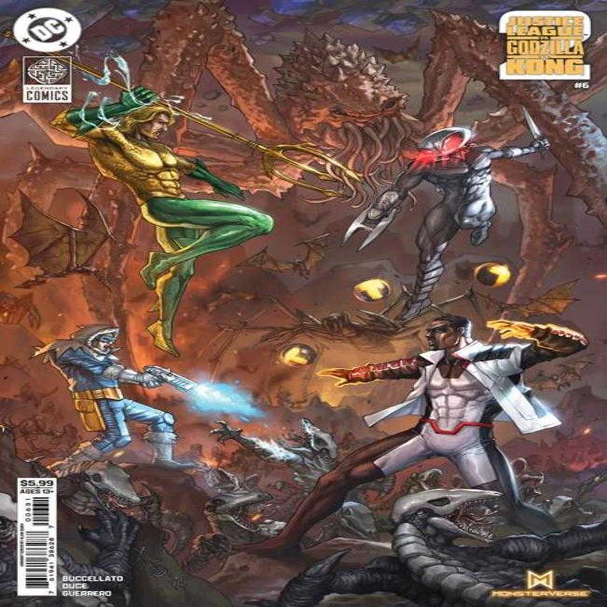 Justice League vs Godzilla vs Kong 2 #6 (Of 7) Cover C Alan Quah Card Stock Variant