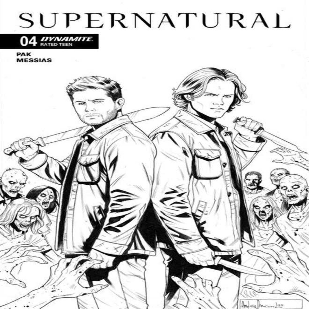 Supernatural #4 Cover F 1 in 10 Andrea Broccardo