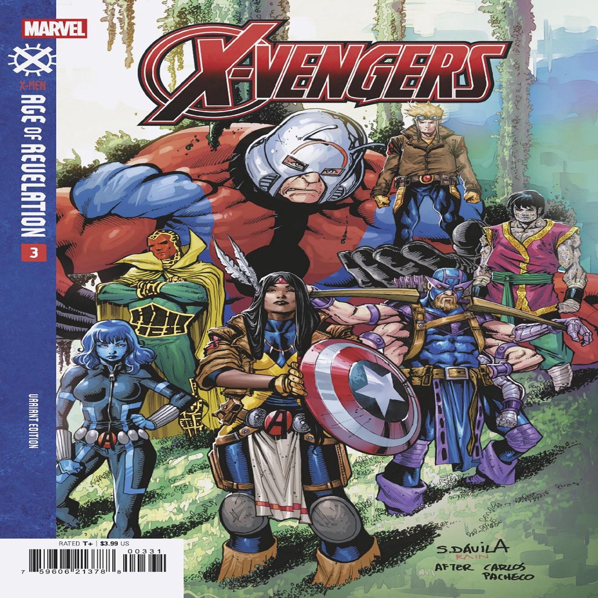 X Vengers #3 Sergio Davila Variant [AOR]