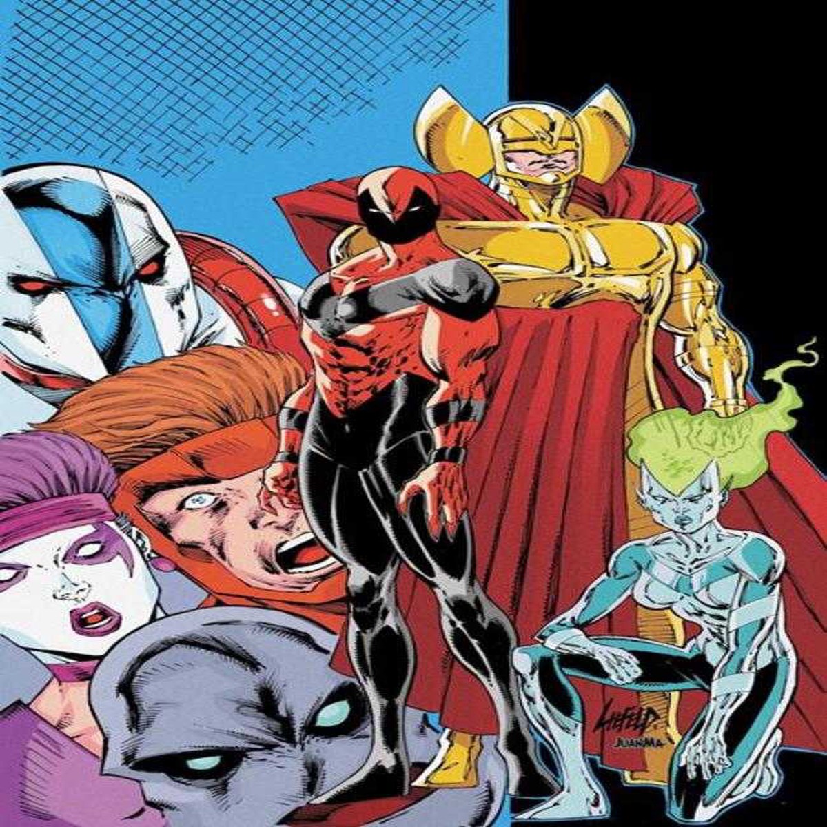 Youngblood #1 (2025) 2 Nd Printing Cover B Rob Liefeld Full Art Variant