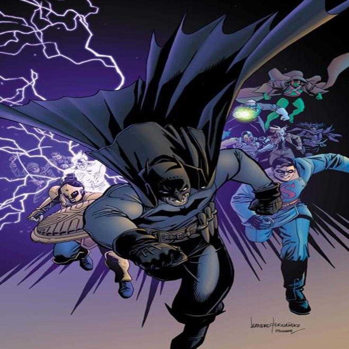 Batman Gotham By Gaslight A League For Justice #6 (Of 6) Cover A Leandro Fernandez