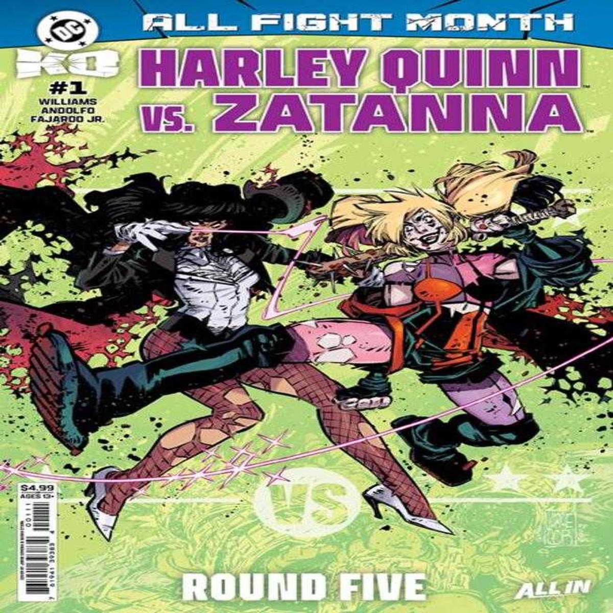 DC K.O. Harley Quinn vs Zatanna #1 (One Shot) Cover A Jorge Corona