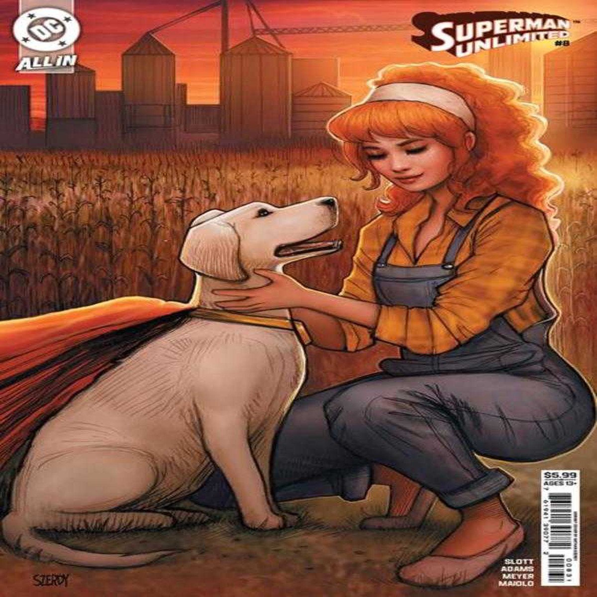 Superman Unlimited #8 Cover C Nathan Szerdy Card Stock Variant