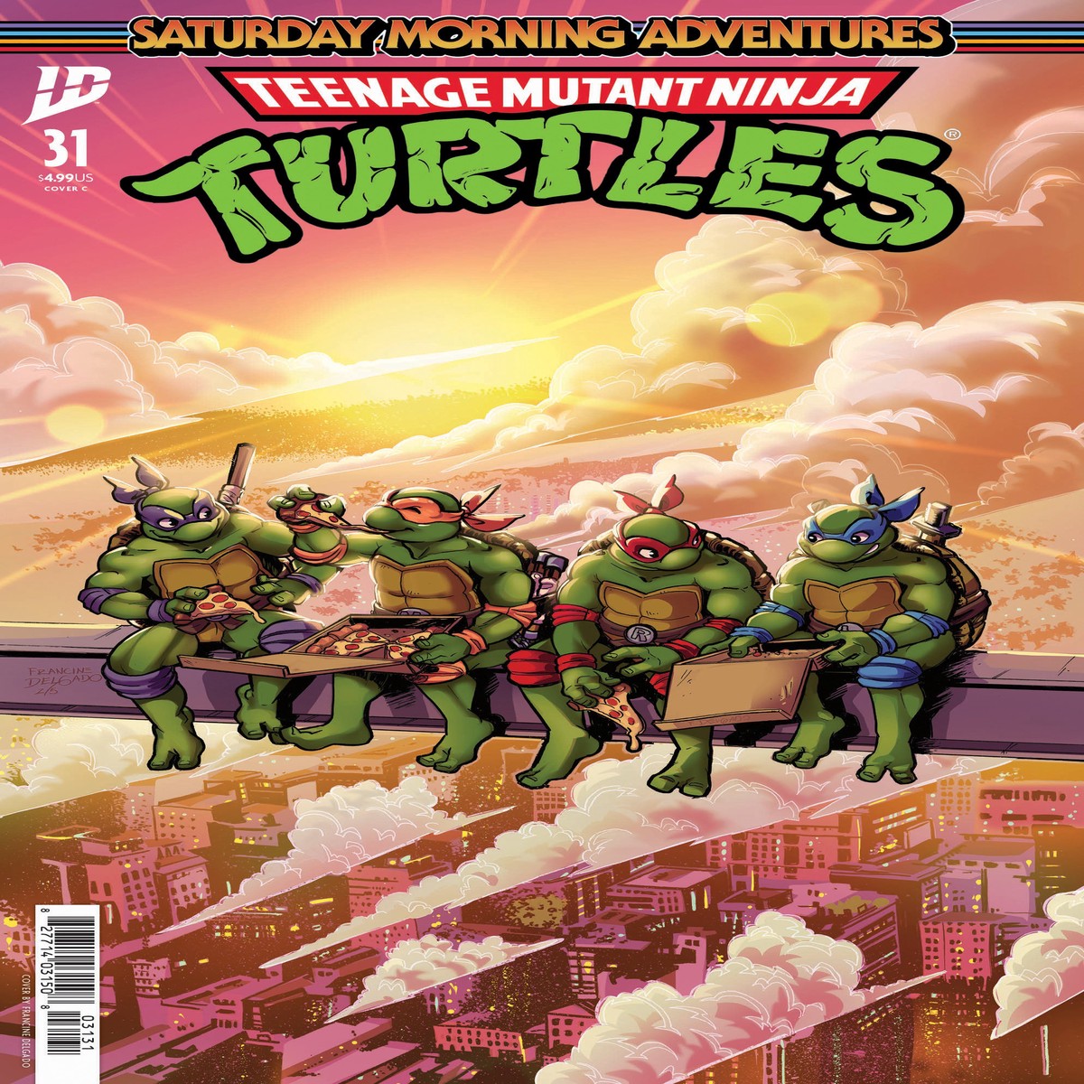 Teenage Mutant Ninja Turtles: Saturday Morning Adventures #31 Variant C (Delgado)
