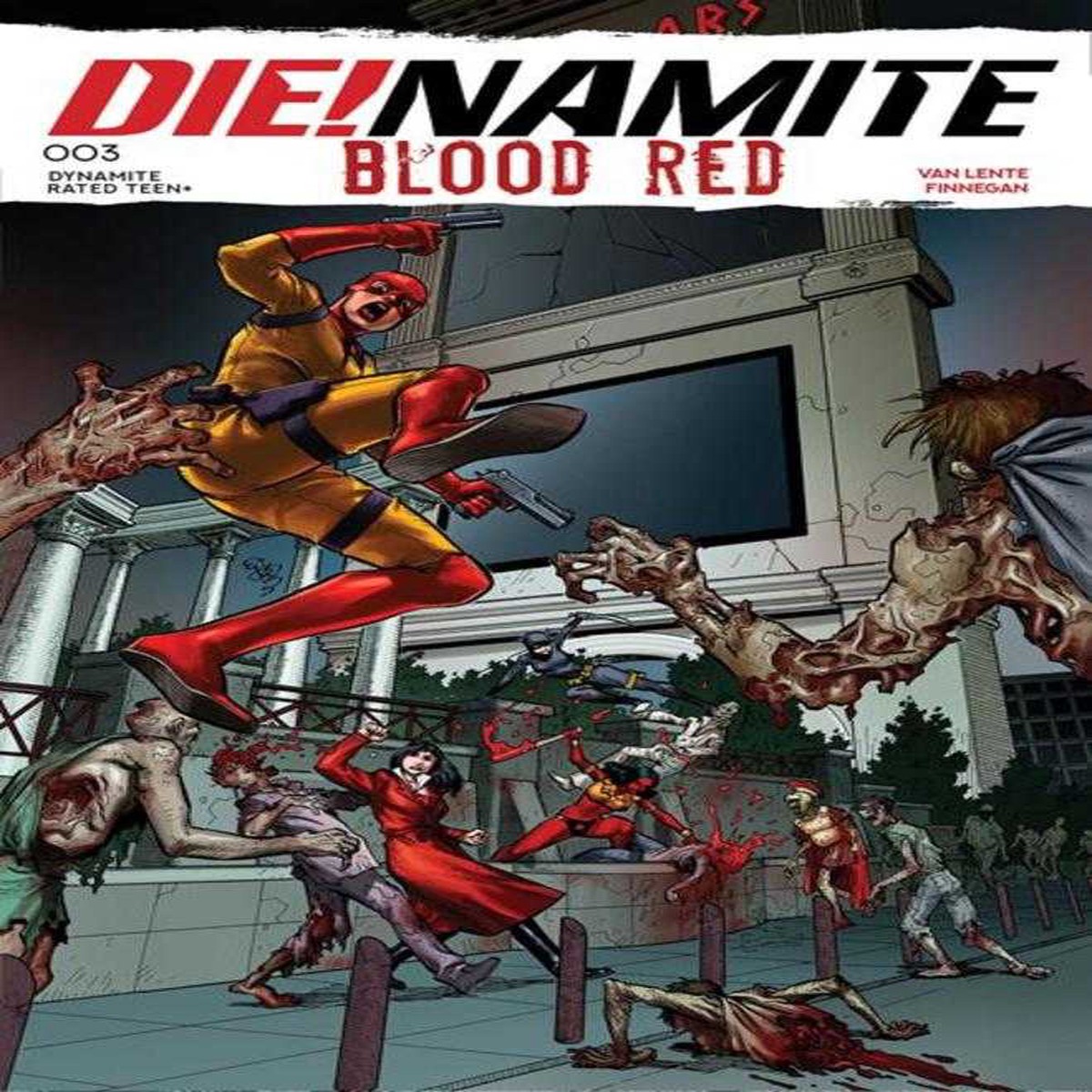 Dienamite Blood Red #3 Cover A Ej Su