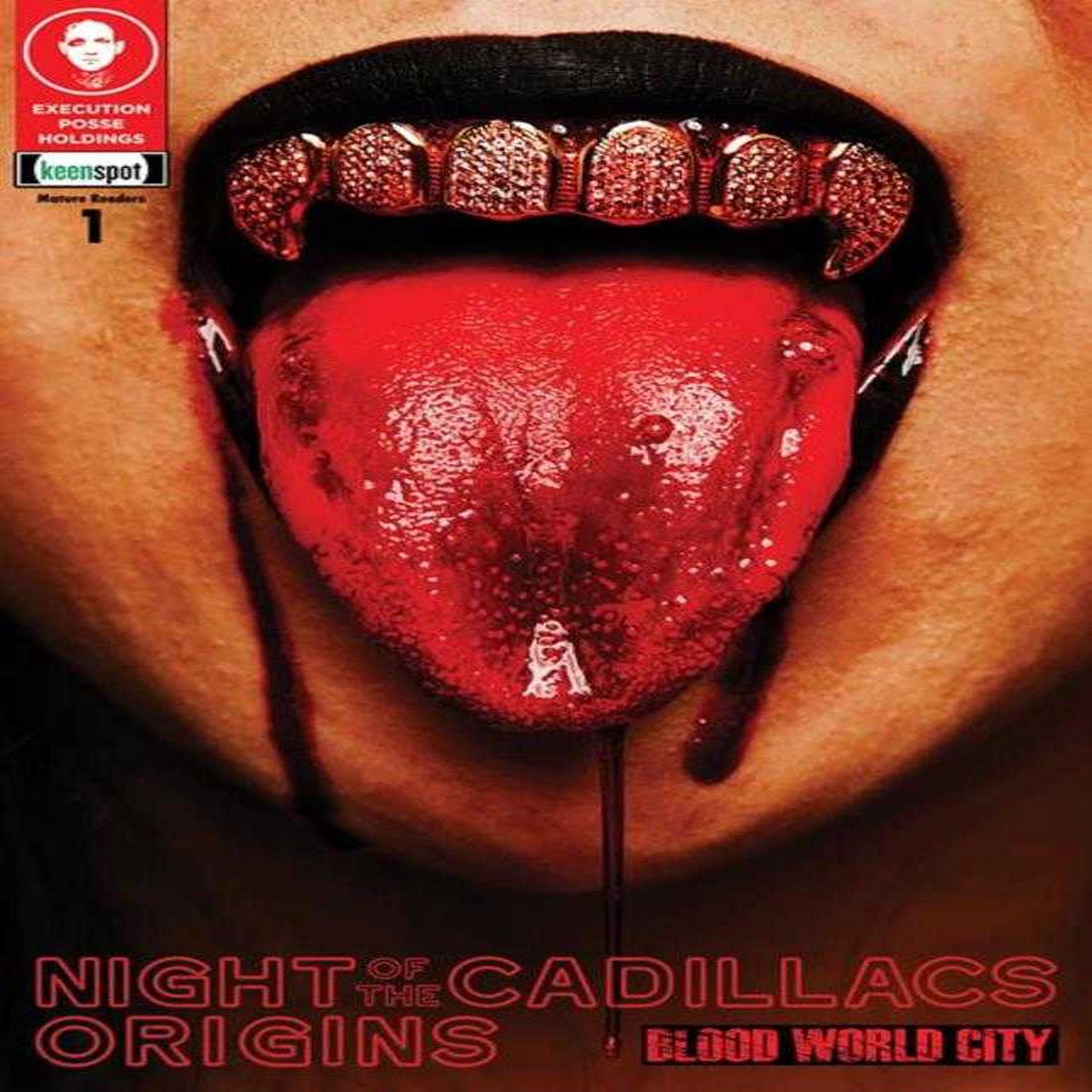 Night Of The Cadillacs Origins Blood World City #1 Cover A Rawd Emortal & Lola Chan Gold Foil Embossed (Mature)