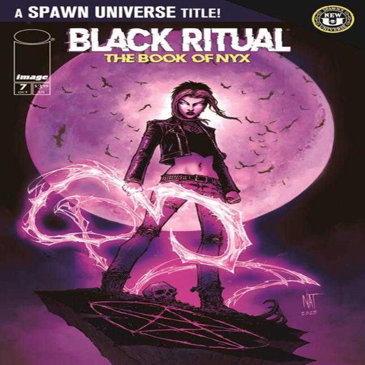 Spawn Black Ritual The Book Of NYX #7 (Of 7) Cover A Nat Jones