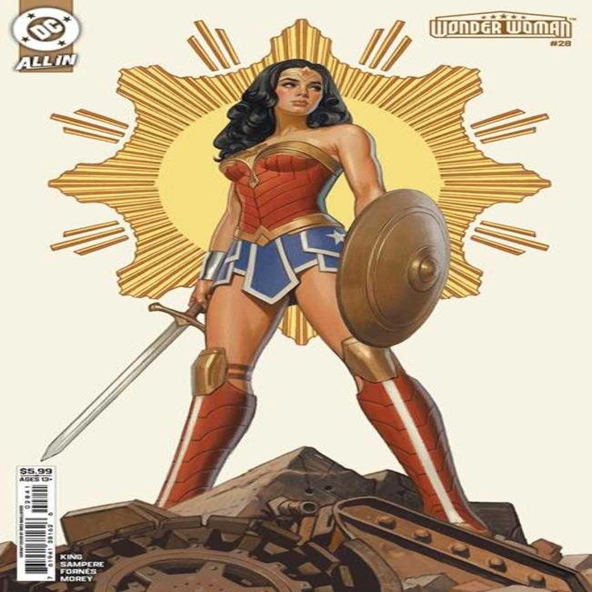 Wonder Woman #28 Cover D Greg Smallwood Card Stock Variant
