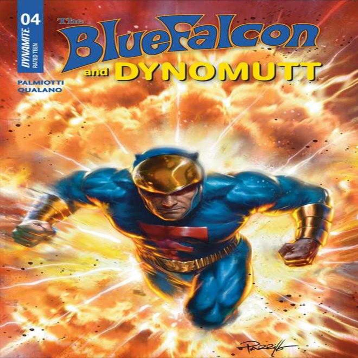 Blue Falcon & Dynomutt #4 Cover A Lucio Parrillo