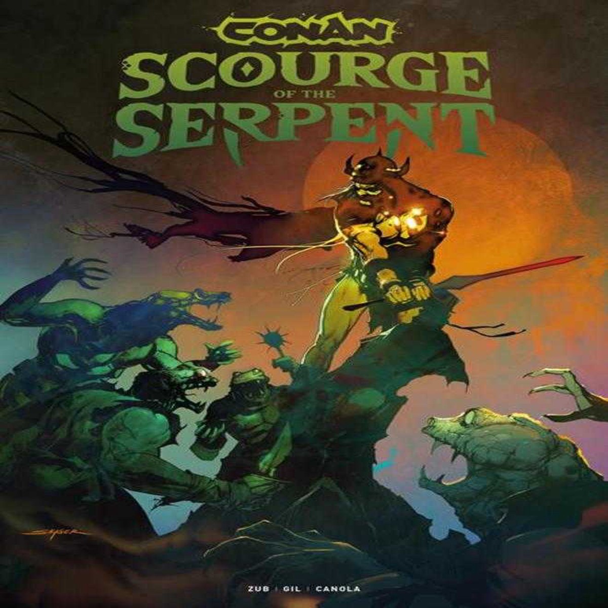 Conan The Barbarian Scourge Of The Serpent #3 (Of 4) Cover C Stuart Sayger Variant (Mature)