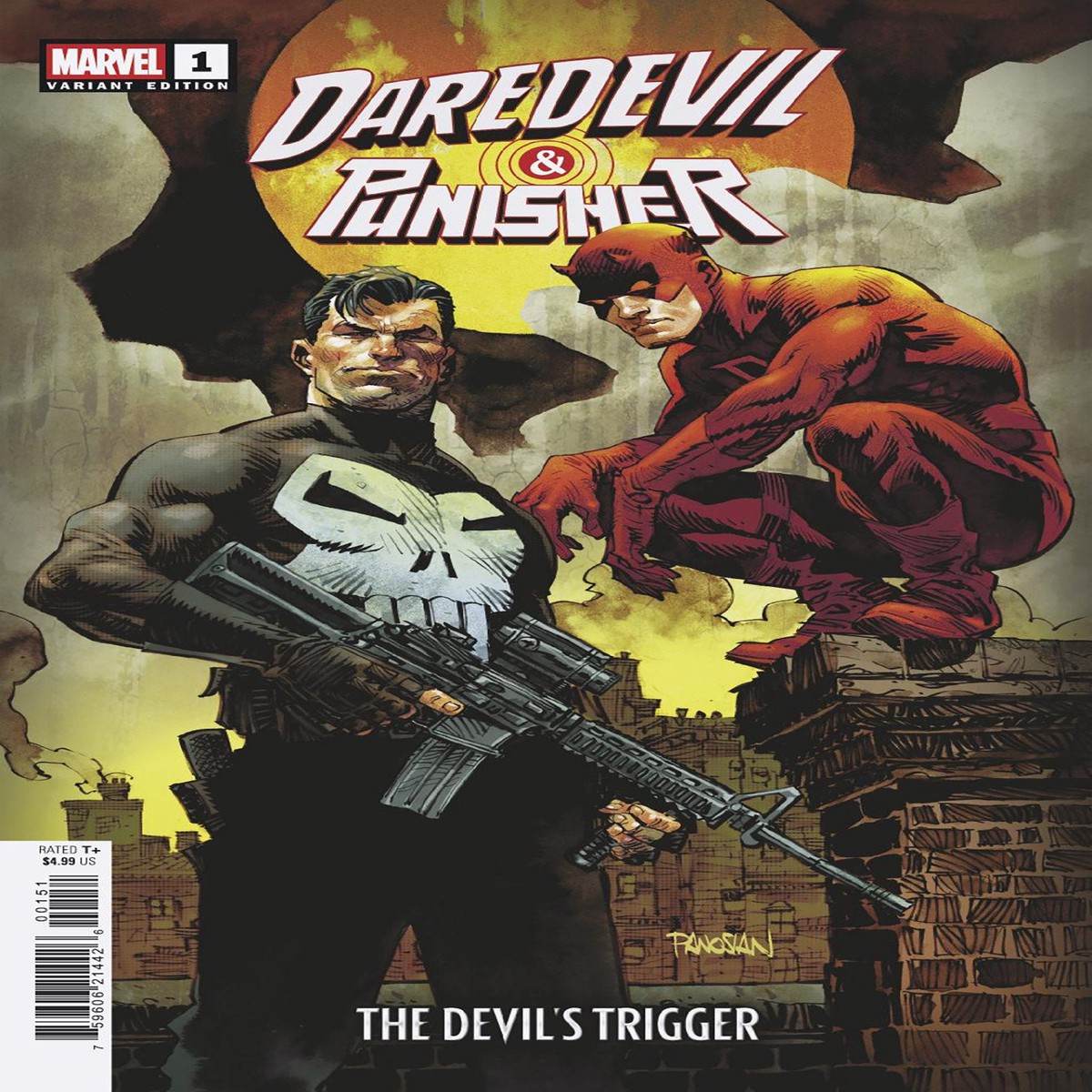 Daredevil/Punisher: The Devil’s Trigger #1 Dan Panosian Variant