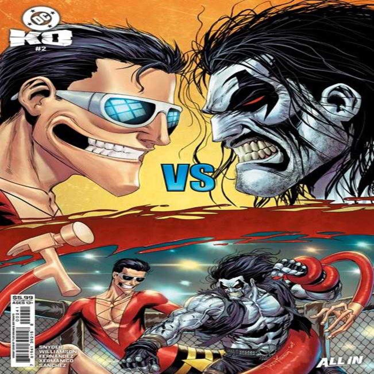 DC K.O. #2 (Of 5) Cover D Tyler Kirkham Card Stock Variant