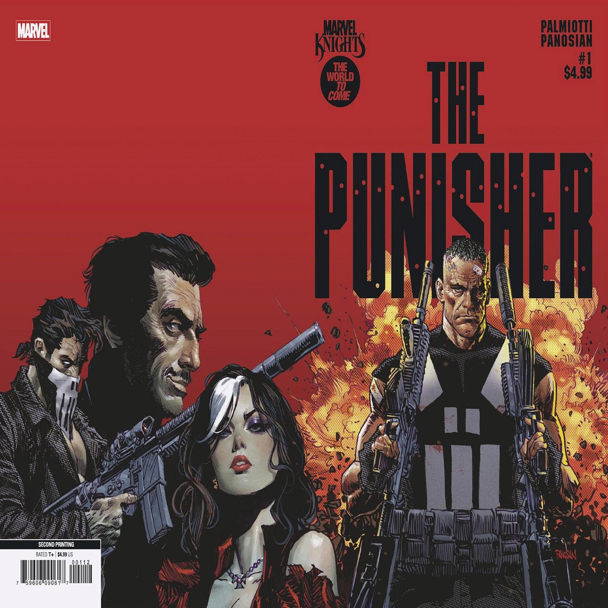 Marvel Knights: Punisher #1 Dan Panosian 2 Nd Printing Variant