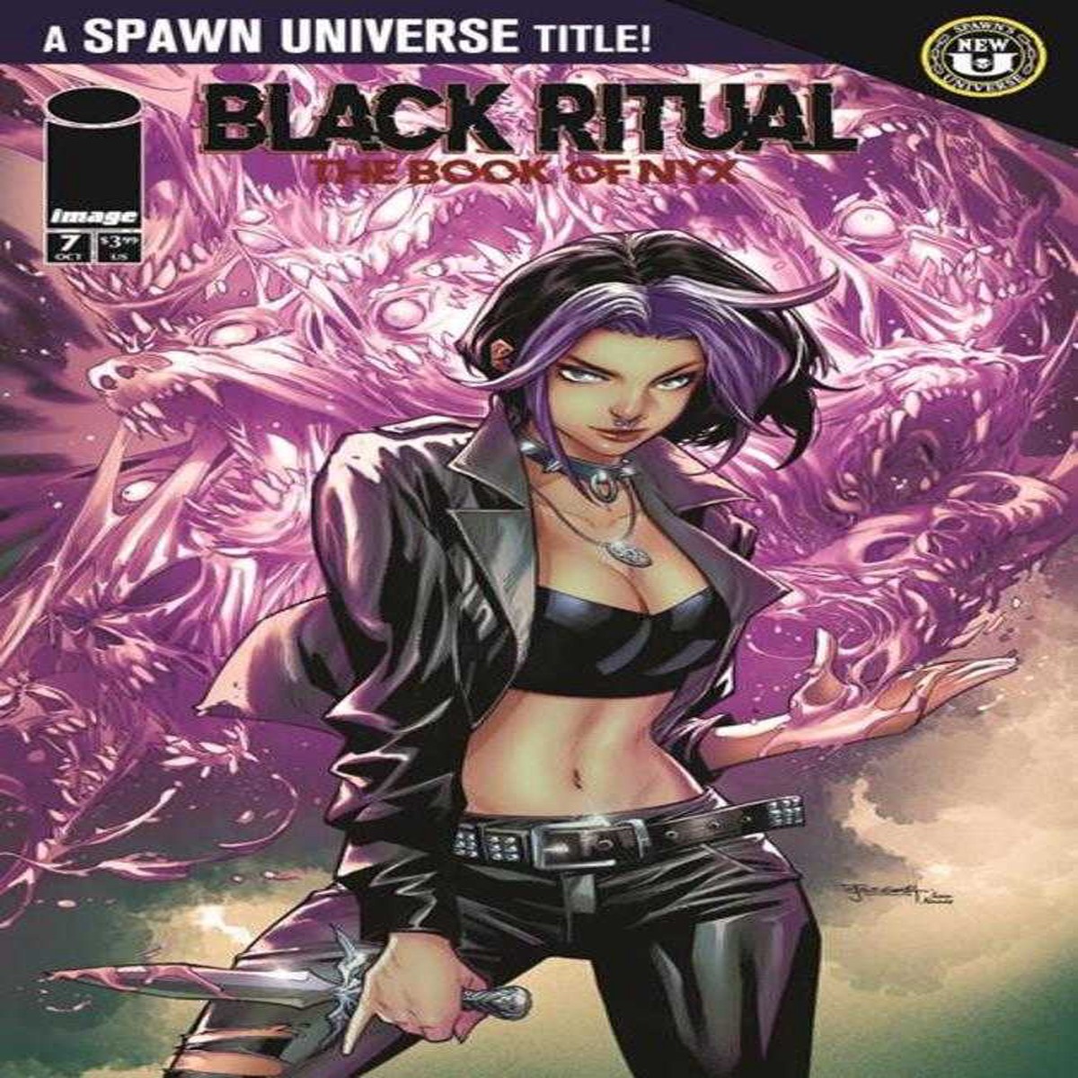 Spawn Black Ritual The Book Of NYX #7 (Of 7) Cover B Stephen Segovia Variant