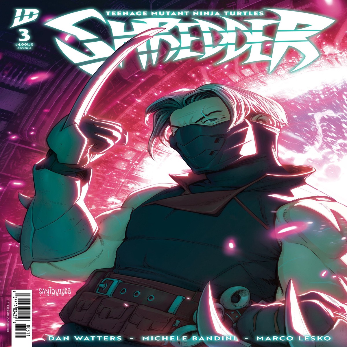 Teenage Mutant Ninja Turtles: Shredder #3 Cover A (Santolouco)