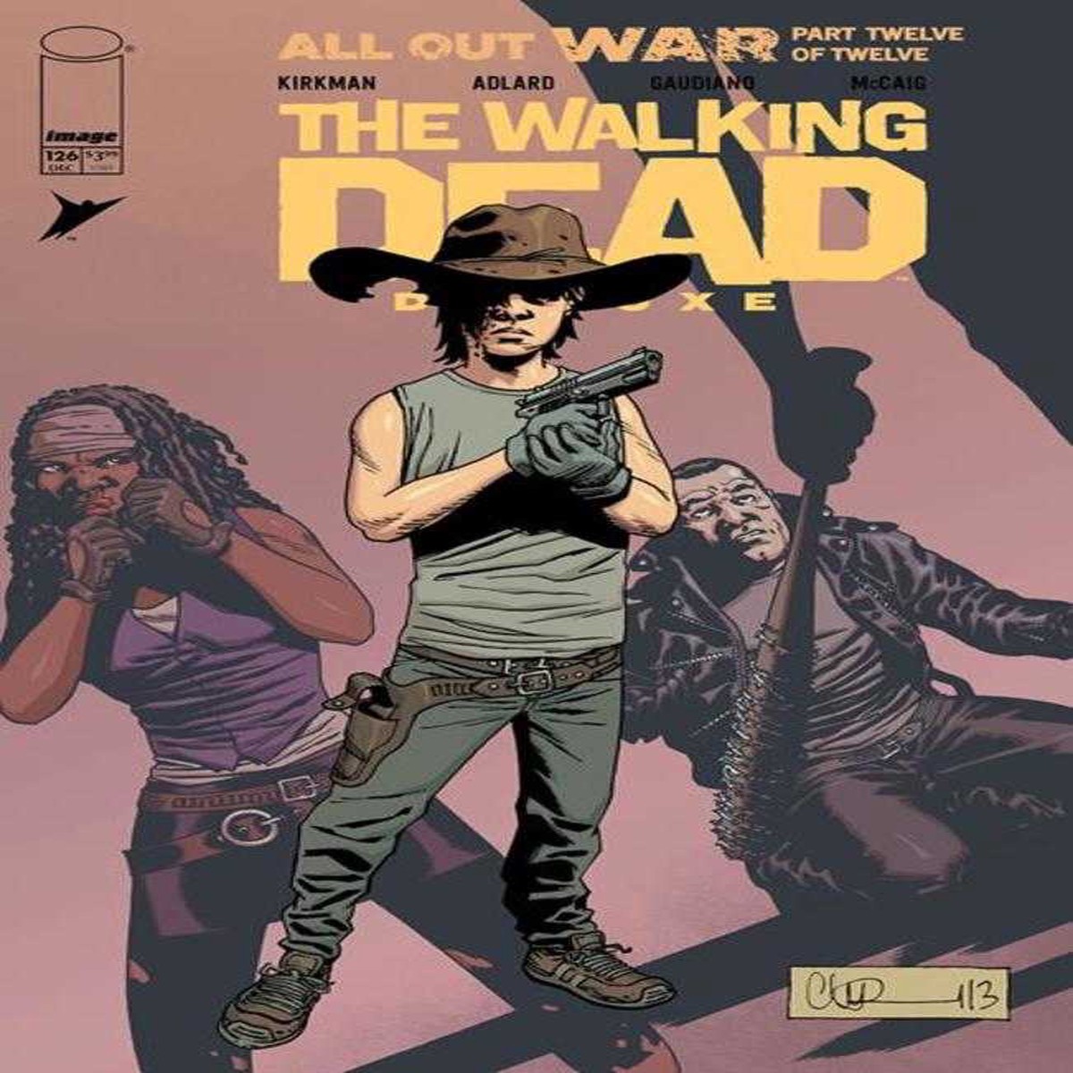 Walking Dead Deluxe #126 Cover B Charlie Adlard & Dave Mccaig Variant (Mature)