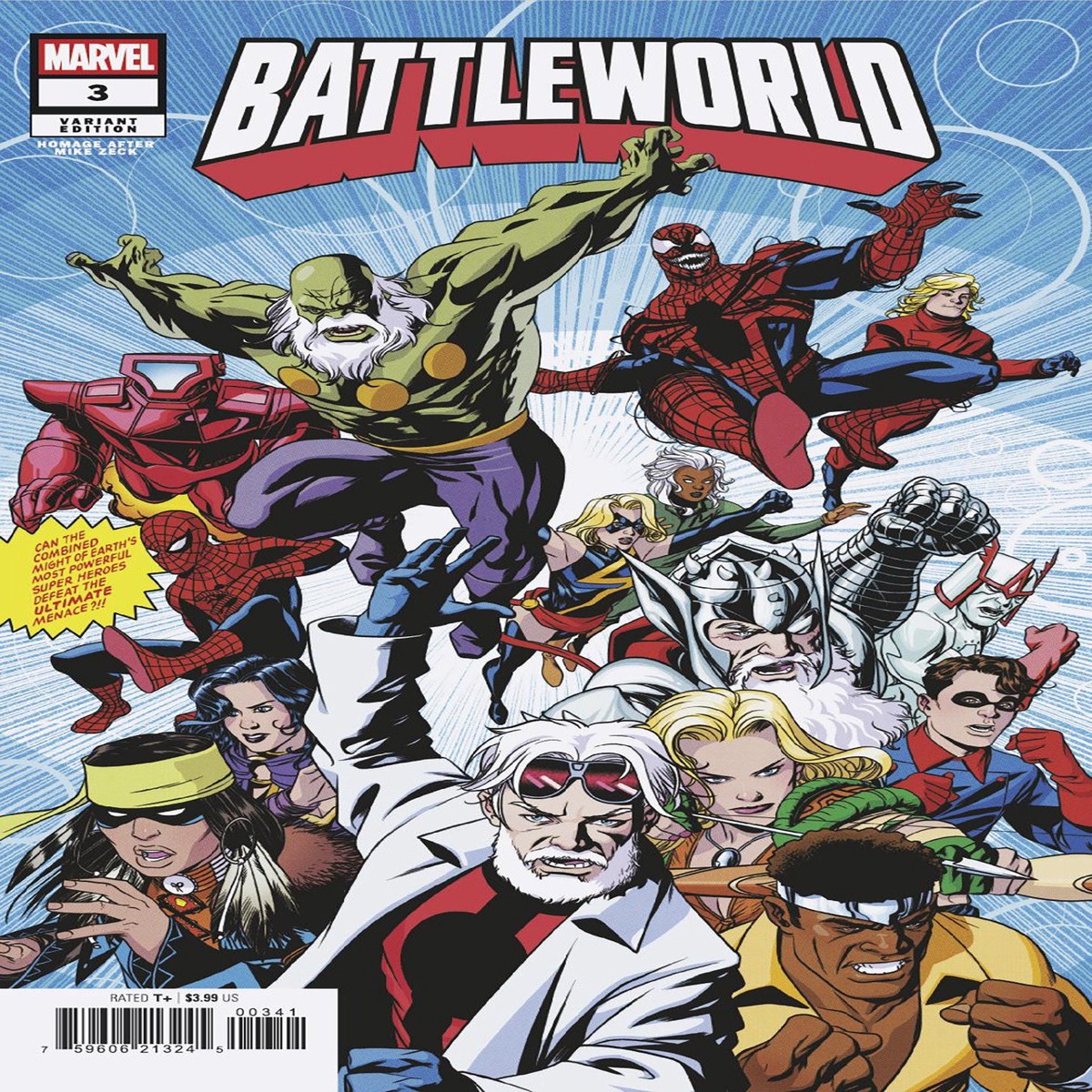 Battleworld #3 Mike McKone Homage Variant
